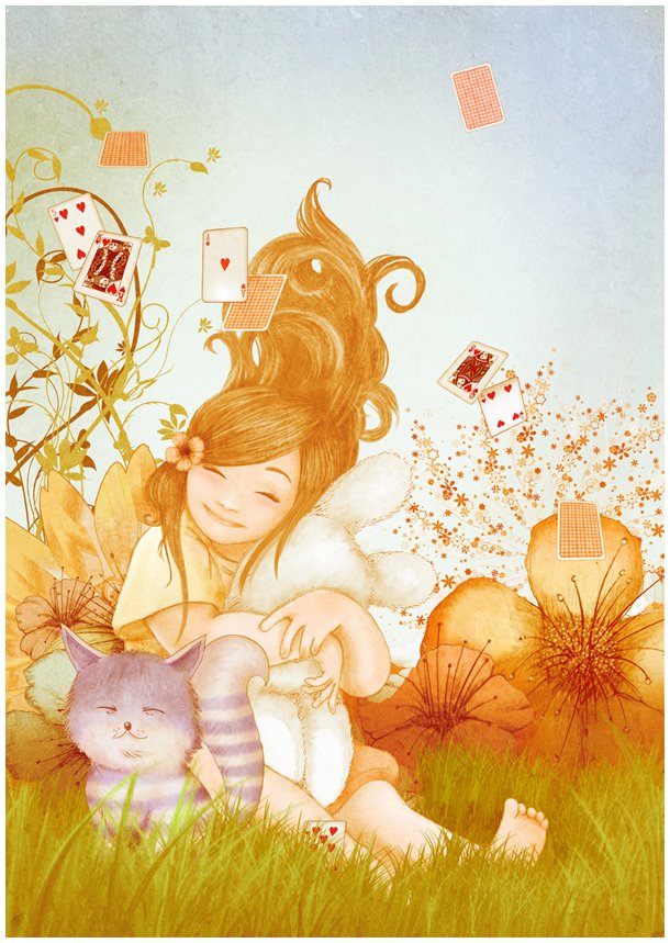 Alice in wonderland by vikifloki