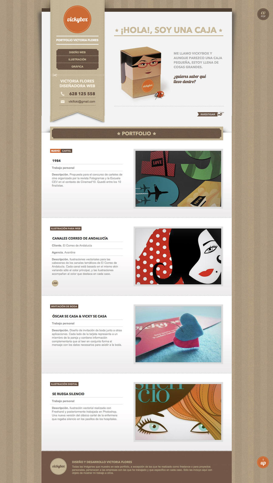 My portfolio by vikifloki