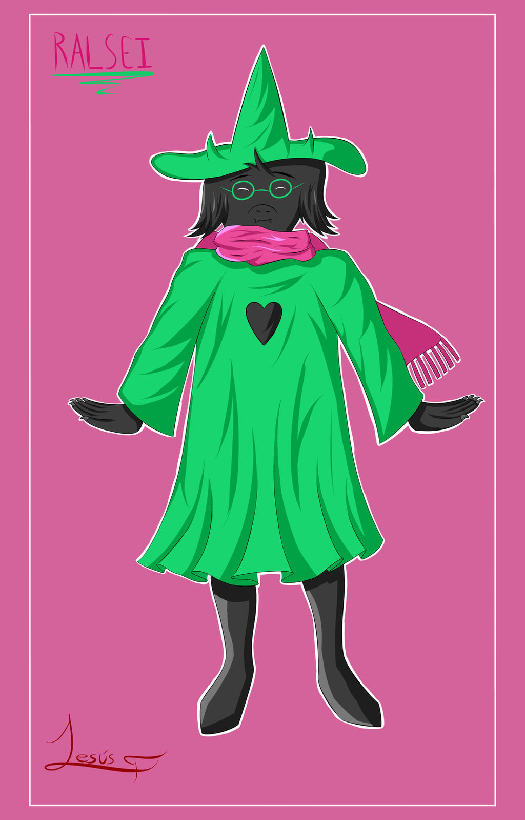 Beared Ralsei Ralsei by kyuremwar on DeviantArt