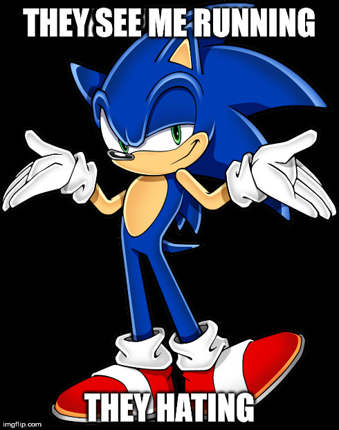 Sonic - They See Me Running by SonicDBZFan4125