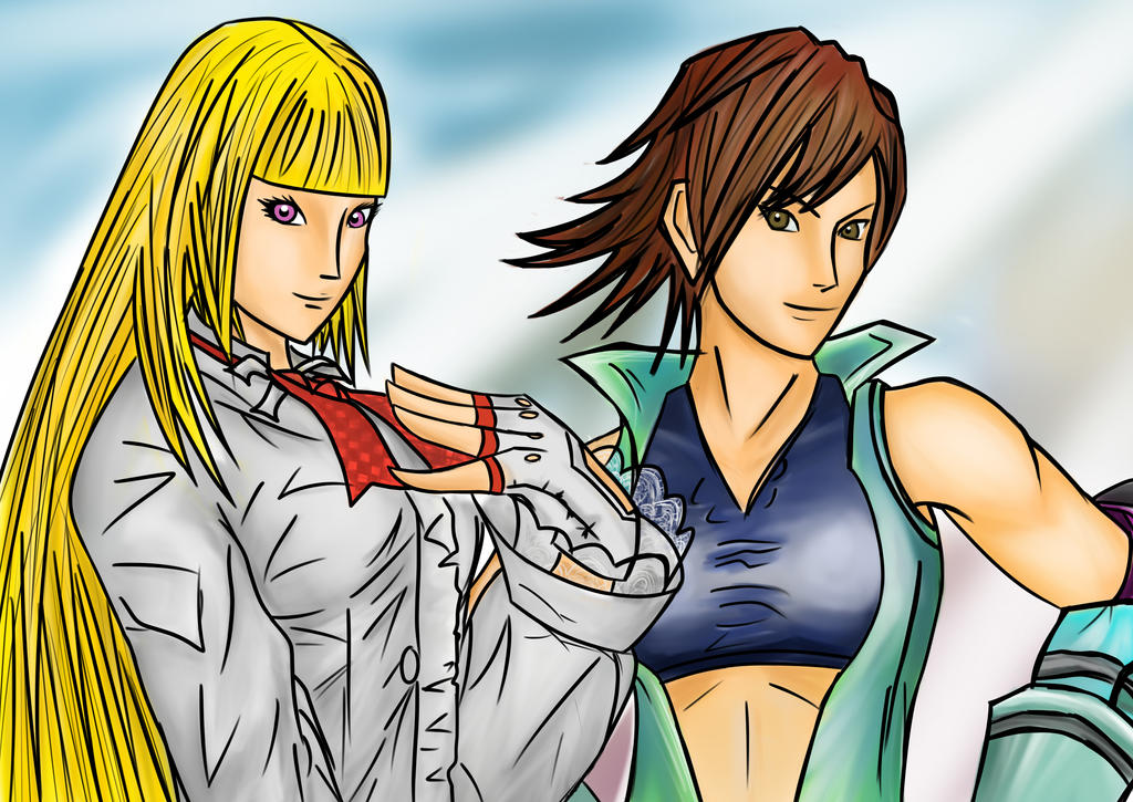 Tekken Fan Art-Lili and Asuka