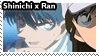 Shinichi x Ran Stamp by HugsAreFree