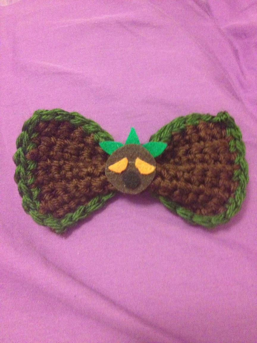 Deku Mask Inspired Bow