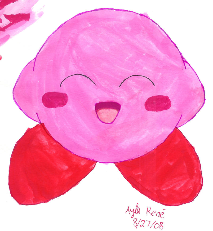 Watercolor Kirby