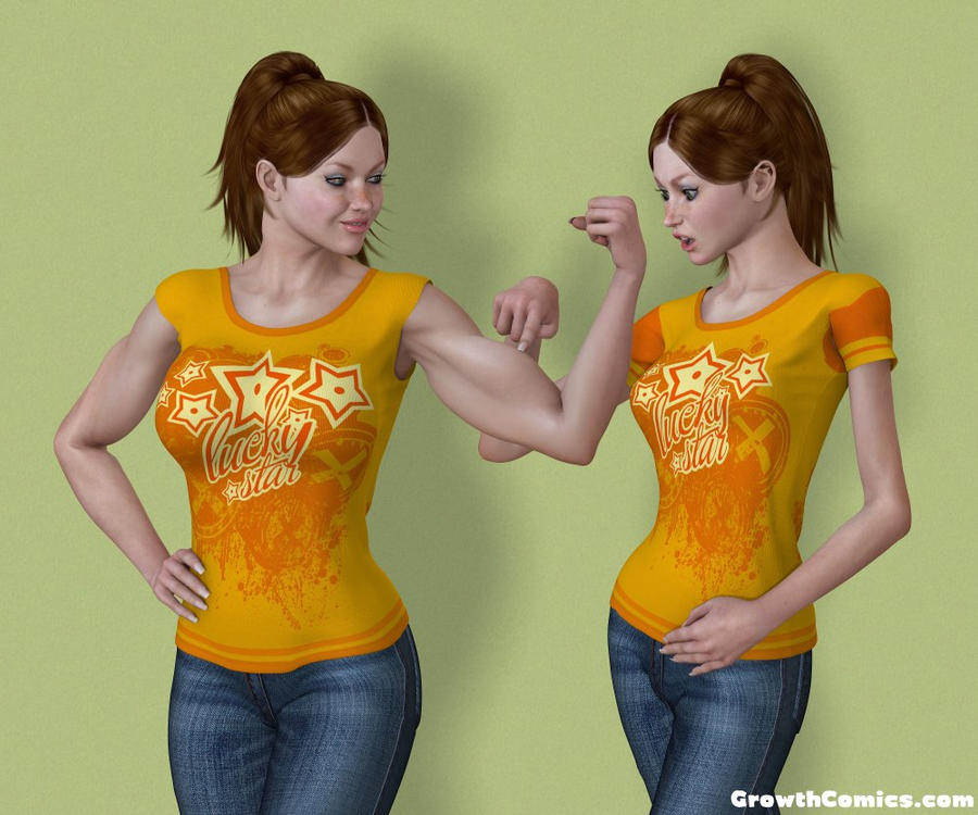 One twin female muscle growth by Lingster on DeviantArt
