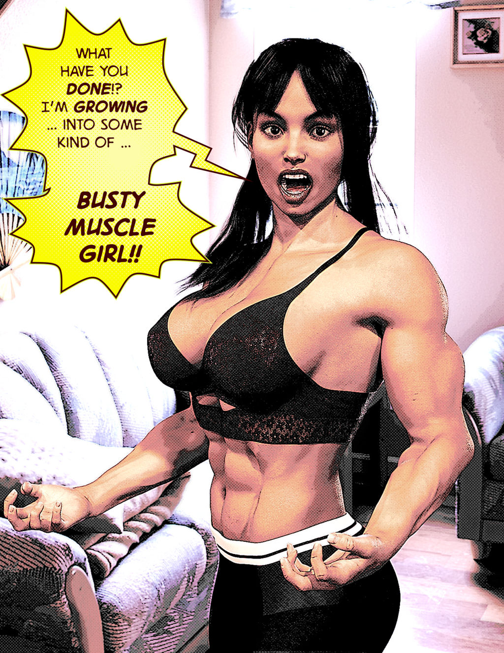 Busty Muscle Girl