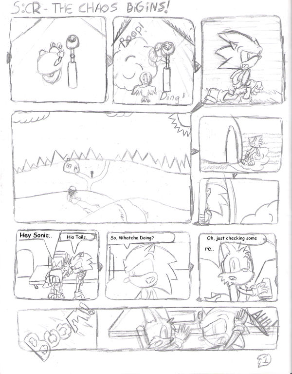 Sonic Chaos Reaction num1 Pg2