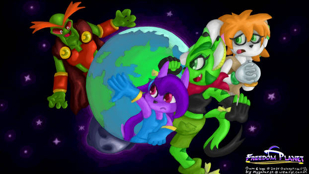 Freedom Planet Wallpaper - Free The Planet!