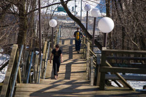 400 Stairs to get to the water