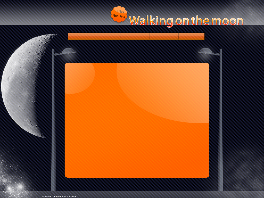 Walking on the moon