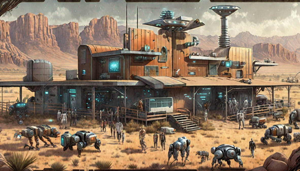 Radio Ranch Robots Robot Ranch by Ziaster on DeviantArt