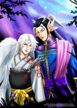 Comm 31 : Yomi and Sesshomaru Fanart