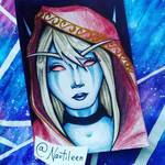 Lady Sylvanas Windrunner Card by Nautileen