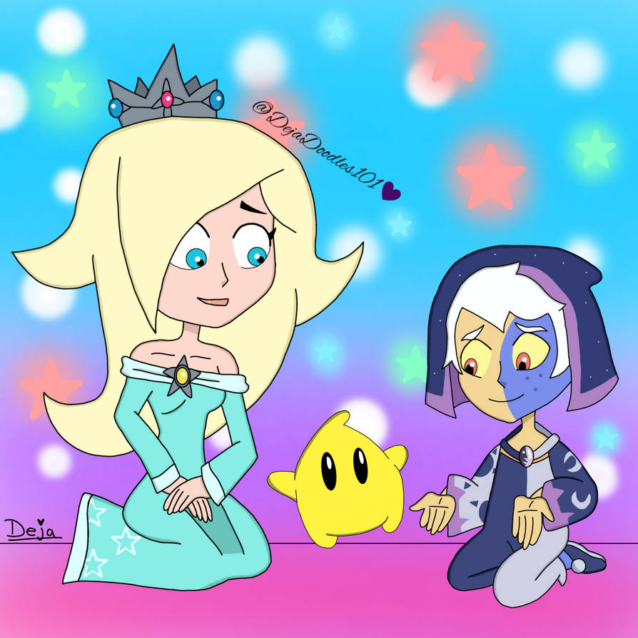 Rosalina And Luma With The Collector By DejaDoodles101 On DeviantArt rosalina-and-luma-with-the-collector-by-dejadoodles101-on-deviantart