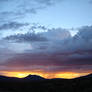 Sunset over New Mexico