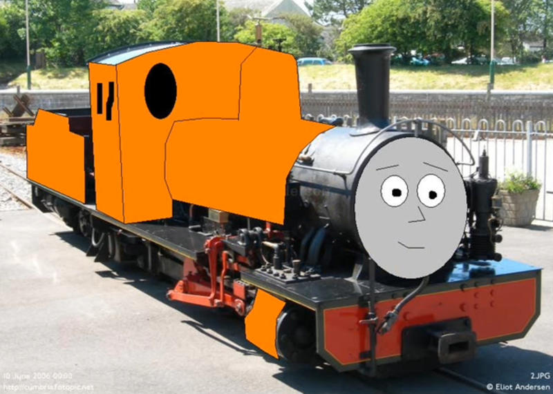 Inez the orange engine by Thegreatestrainfan on DeviantArt