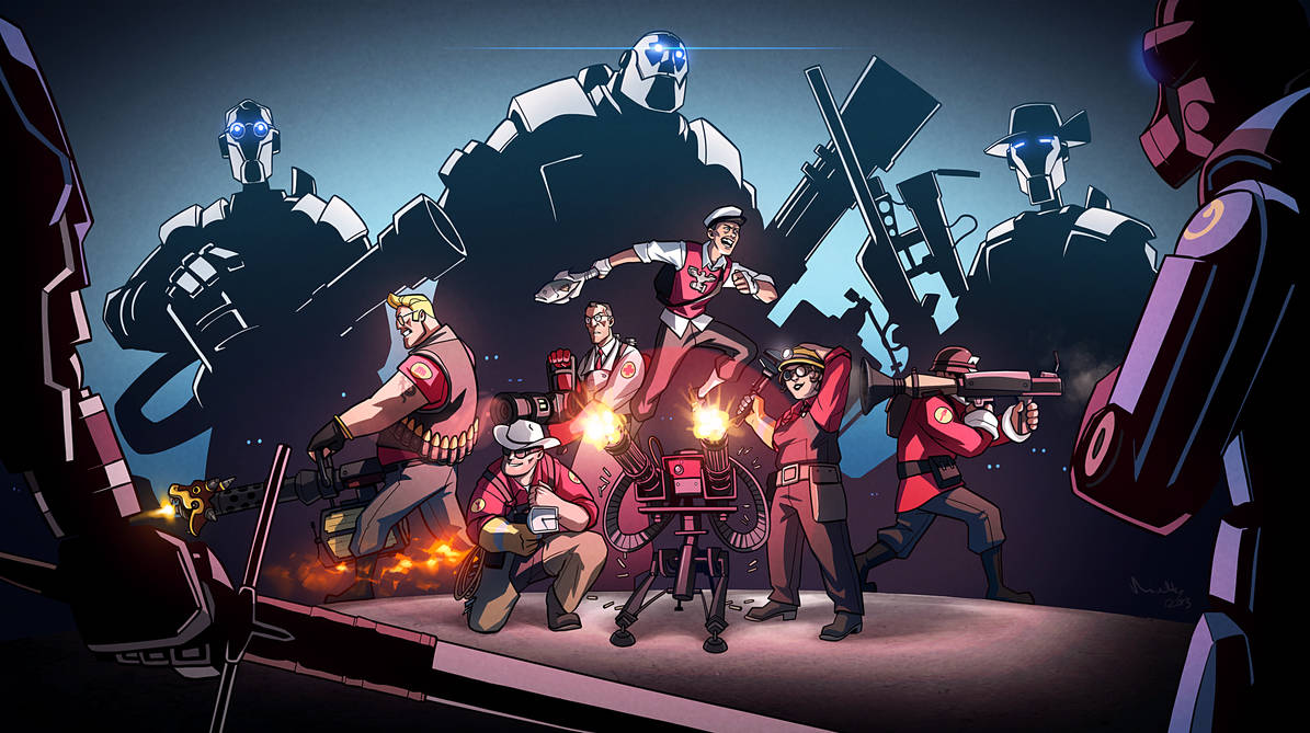 Mann vs Machine aka our Team Fortress 2 group by NIELSPETERDEJONG on ...