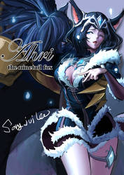 Ahri the ninetail fox doujinshi cover