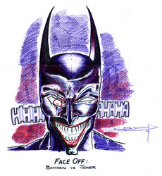 face off : batman vs joker