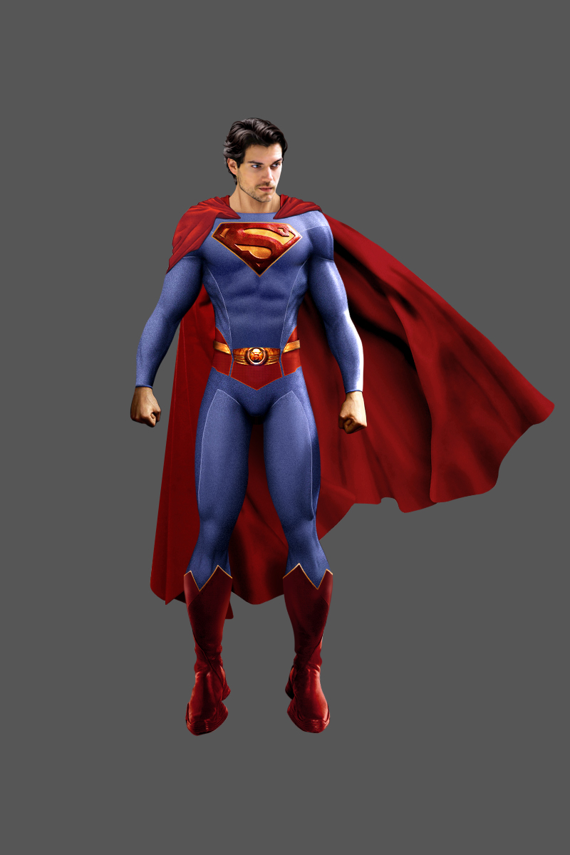 Henry Cavill As The Classic Superman by JSComicArt on DeviantArt