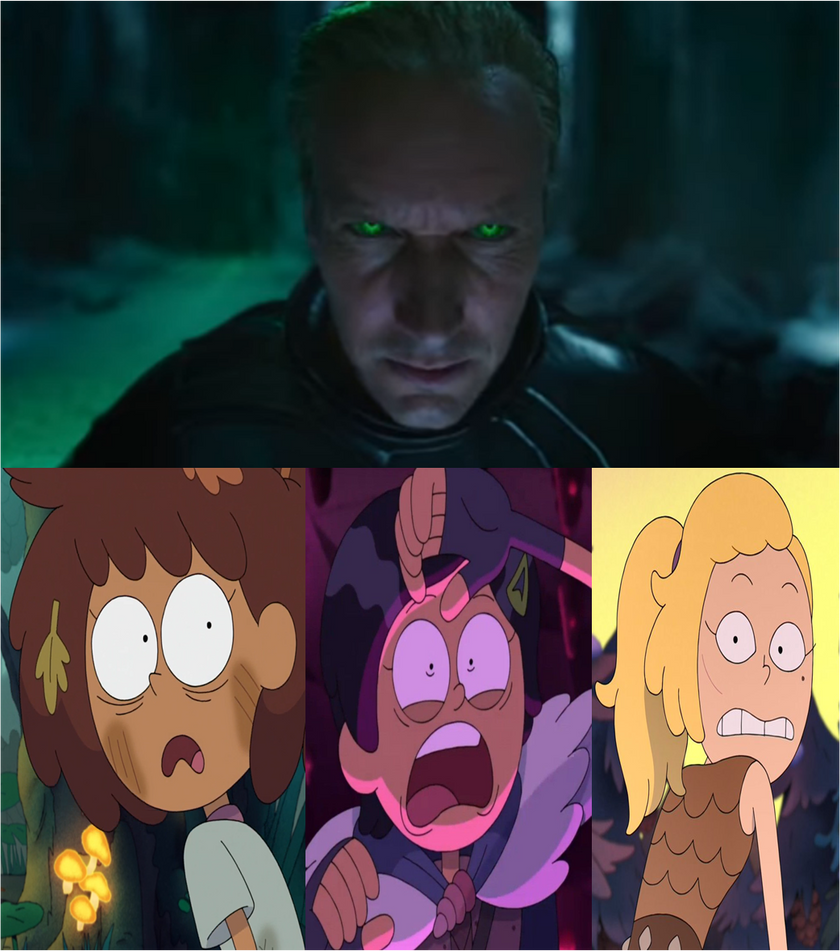 Scared Anne Anne Marcy and Sasha Scared of Possesed Orm by DANIOTHEMAN on DeviantArt