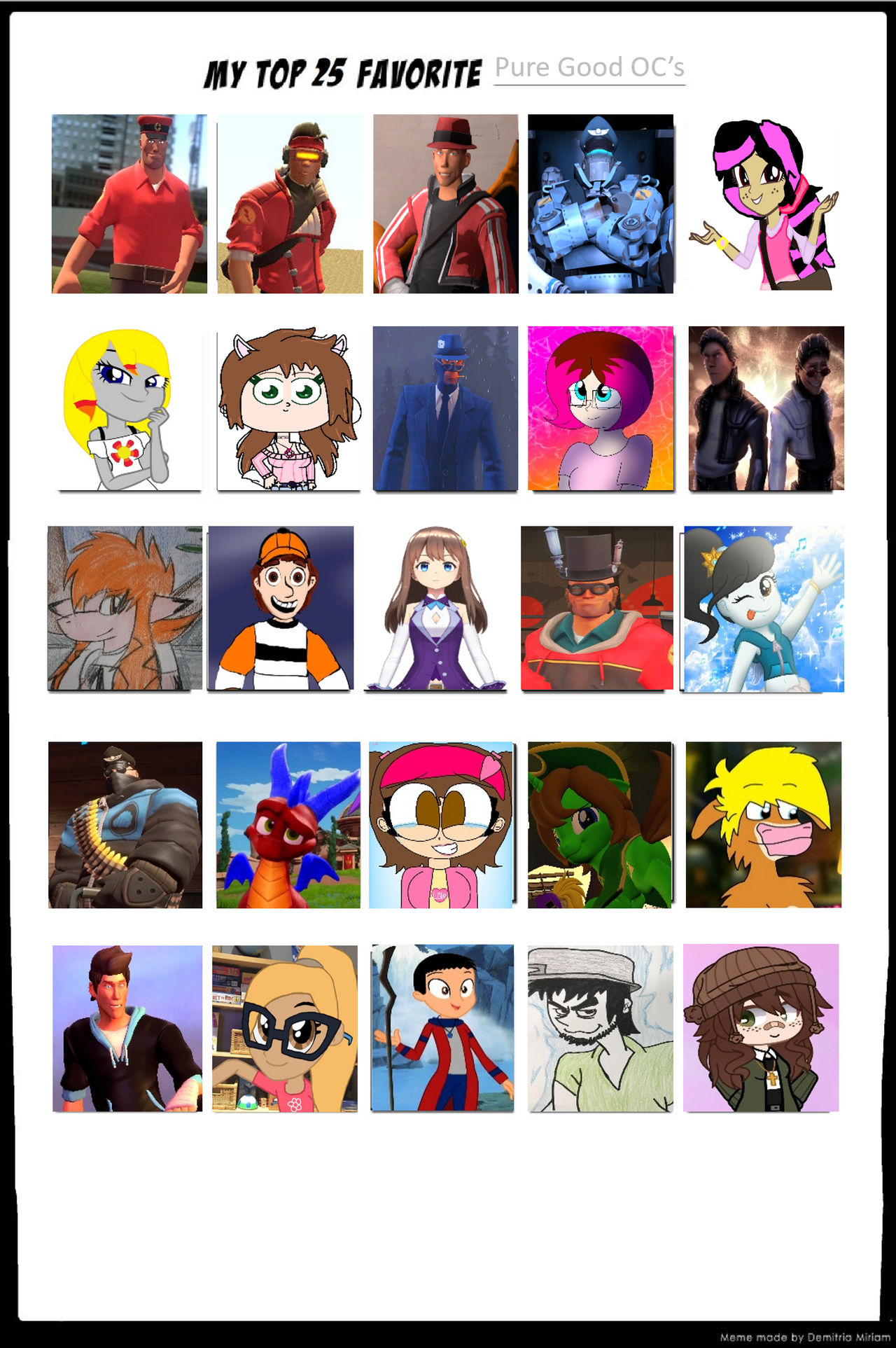 Good Oc Rfd My top 25 Favorite Pure Good OC's by DANIOTHEMAN on DeviantArt