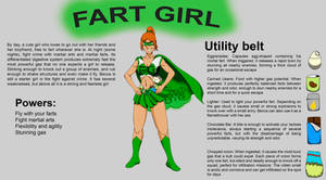 New super hero: Fart Girl