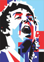 Paul McCartney on WPAP with 3 colors