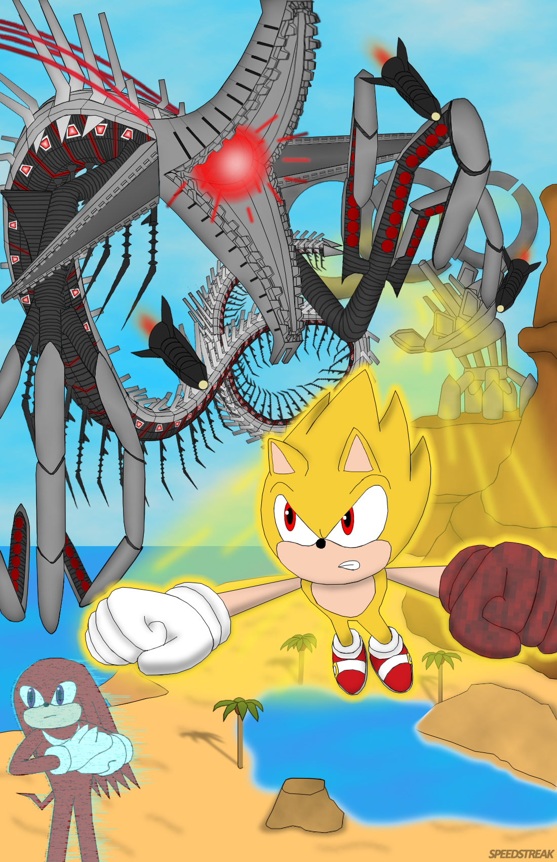 Sonic Frontiers: Super Sonic 2 by FrostTheHobidon on DeviantArt