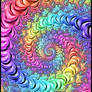 Painted Rainbow Spiral