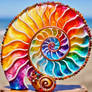 Glass Nautilus Shell