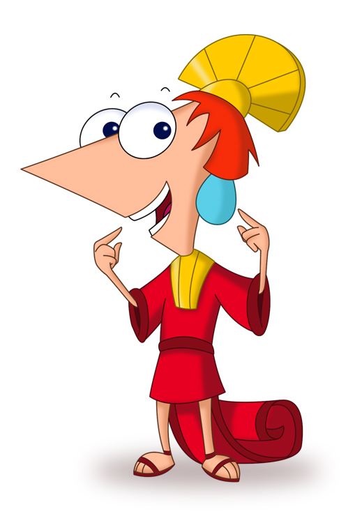 Phineas as Kuzco