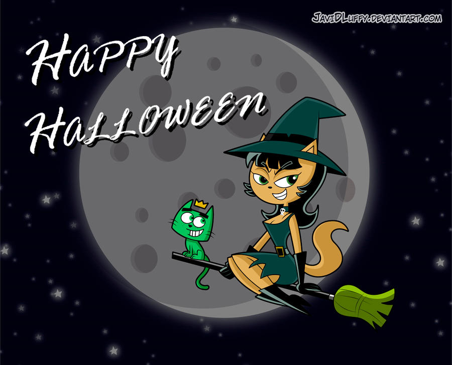 Halloween Witch-Kats