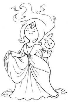 Prize: Flame Princess' new dress