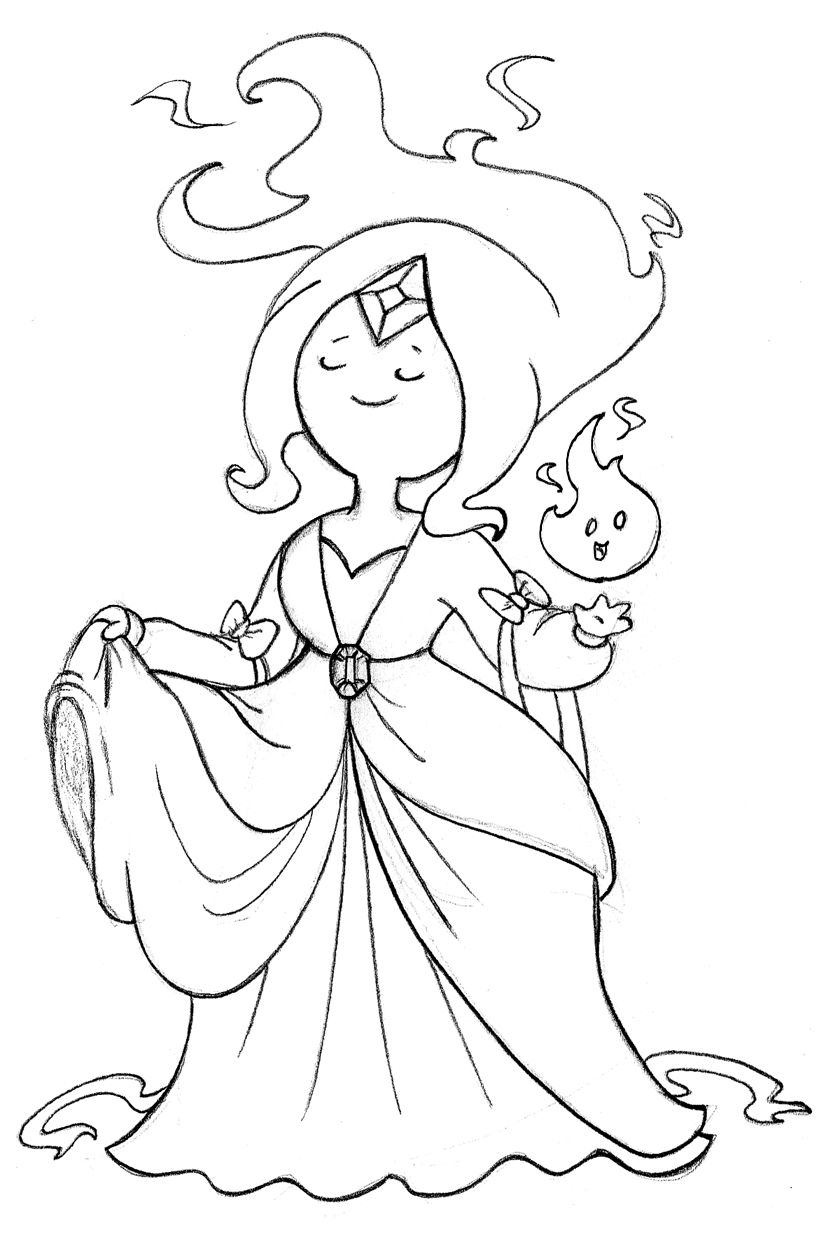 Prize: Flame Princess' new dress