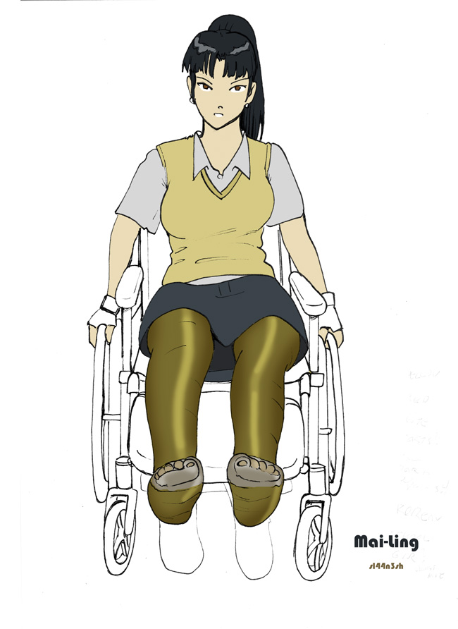 Mai Ling in Wheelchair