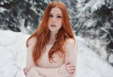 Redhead winter