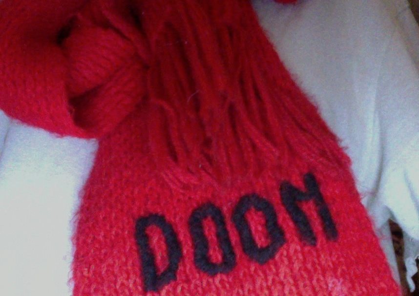 a peep at the Fab Doom Scarf