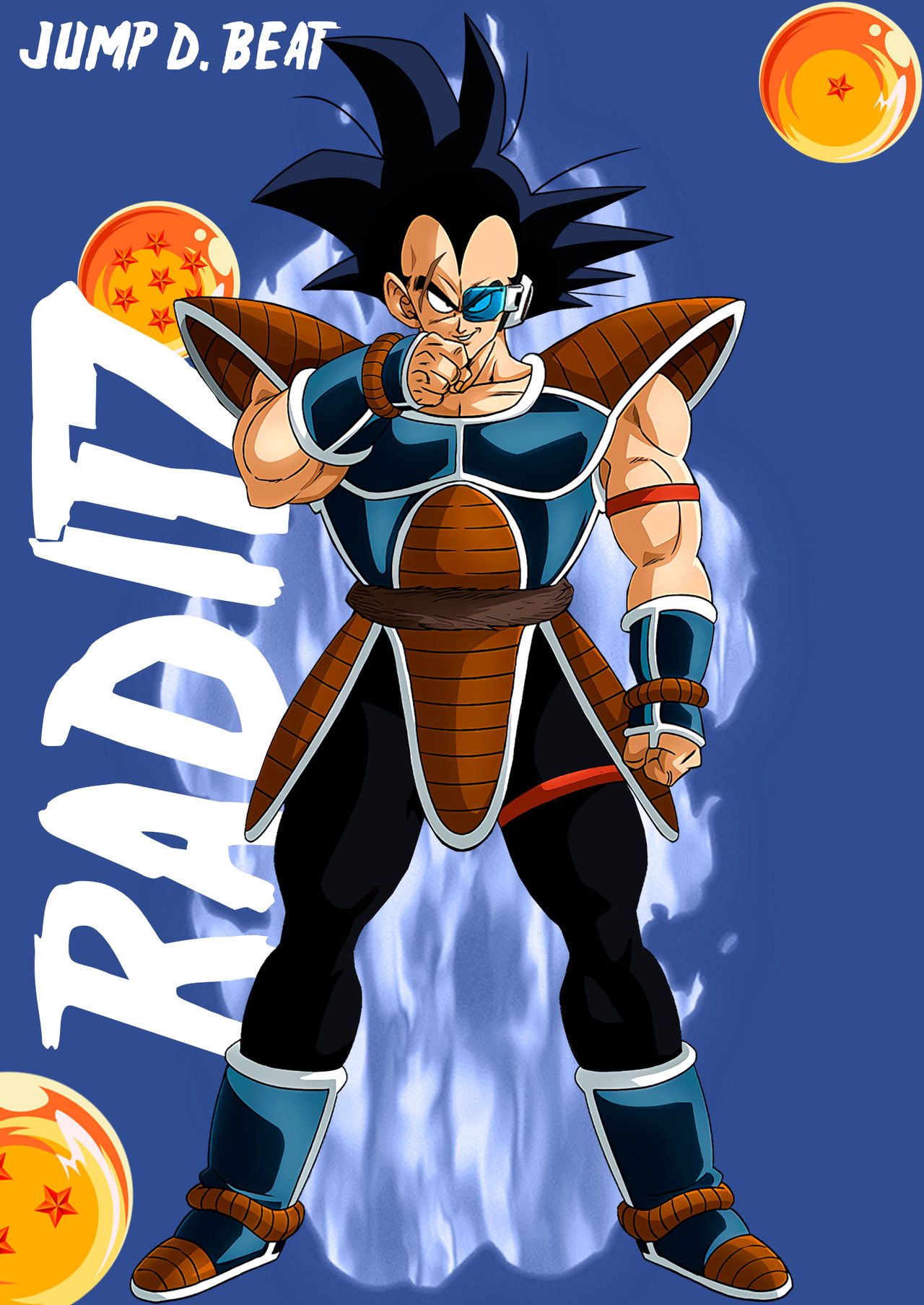 Raditz Smiling Raditz by JumpDBeat on DeviantArt