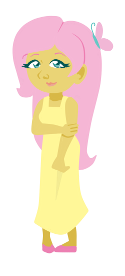 Fluttershy Anthro Headcanon