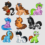 My Little Pony Styled Ponies, Livestream Work by Dragoart