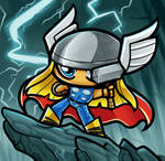 Chibi Thor by Dragoart