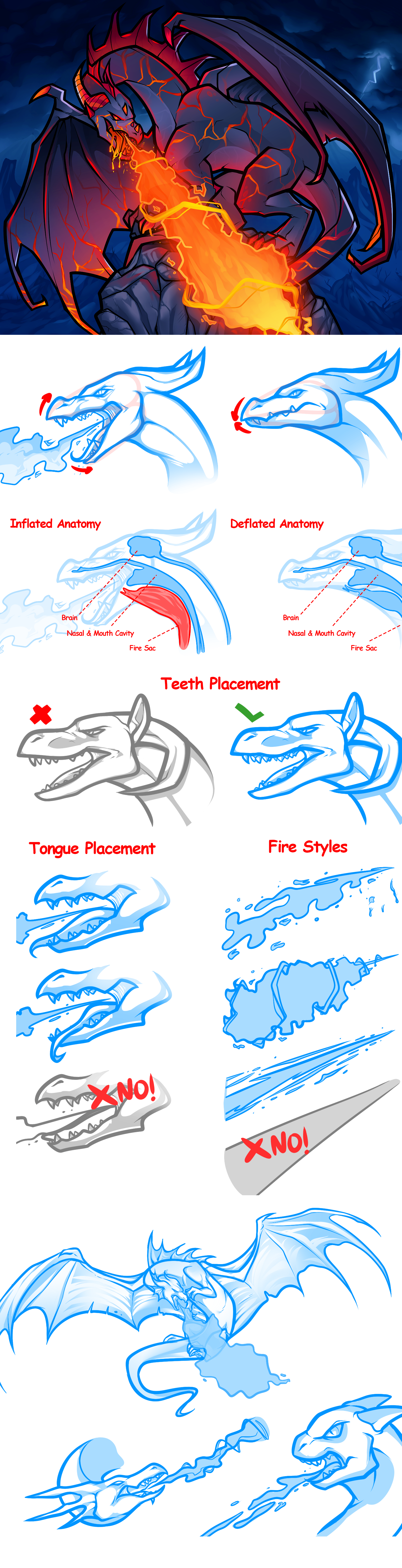 Fire Breathing Dragon Tutorial By Dragoart On Deviantart
