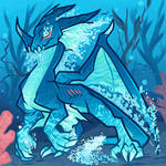 Water Dragon, Blue Dragon Elemental by Dragoart