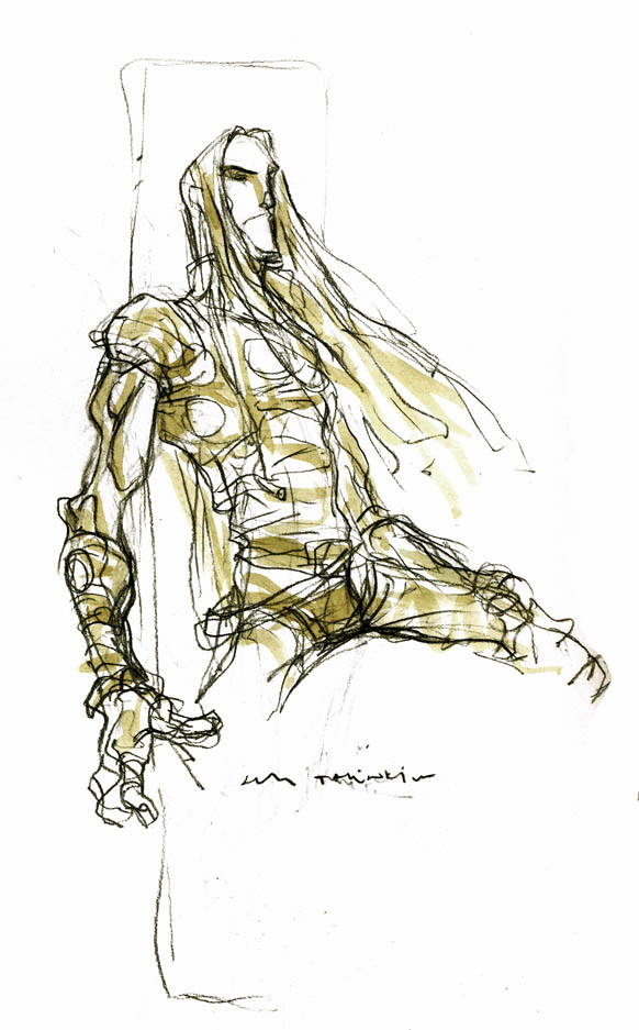Another sketch by JohnTimms on DeviantArt