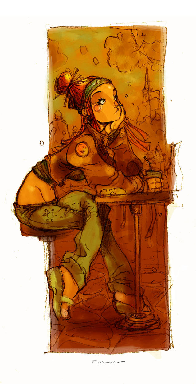Girl sketch by JohnTimms on DeviantArt