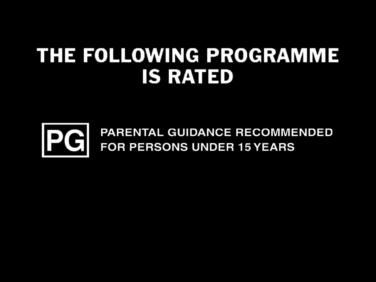 The Following Programme is Rated PG (2000-2005) by ZombiethekidRUS