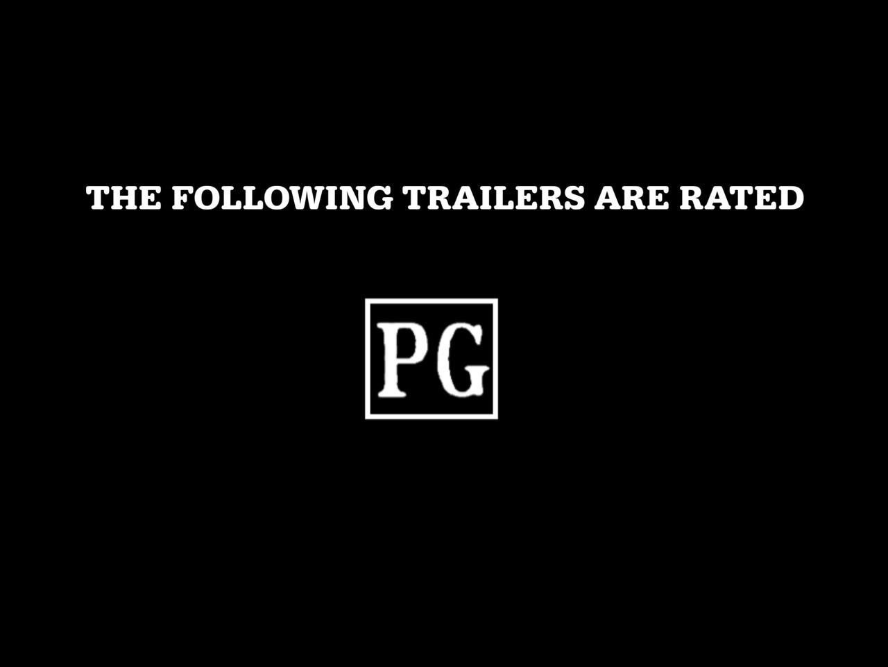 The Following Trailers Are Rated PG (RARE) (1994) by ZombiethekidRUS on ...