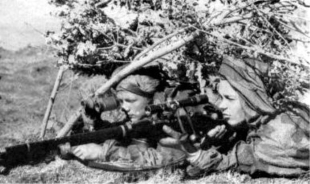 Russian female snipers WW2