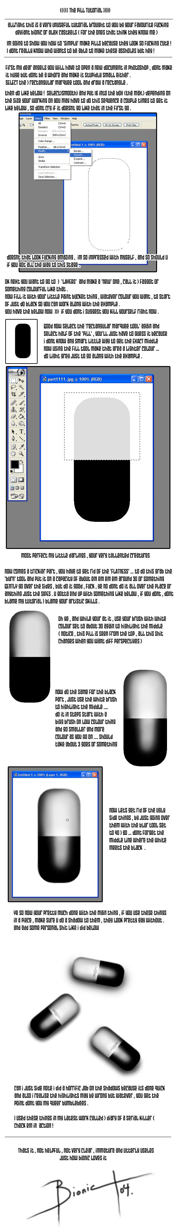 Pill tutorial